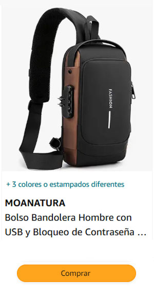 Bolso Bandolera Hombre