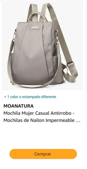 Mochila de Mujer Casual Antirrobo Impermeable